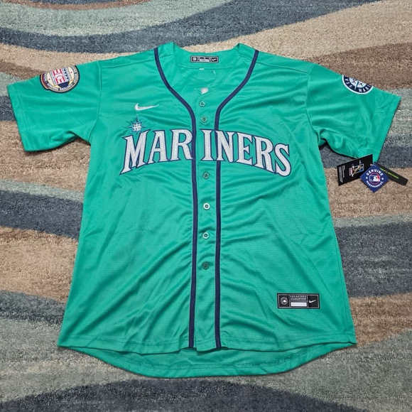 Nike Other - Ichiro Suzuki Mariners #51 Nike Throwback Teal Jersey NWT Adult Size XL